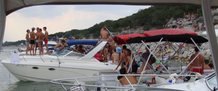splash boys on lake